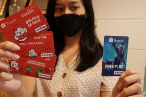 <p>PT Bank Mandiri (Persero) Tbk menggandeng Shopee meluncurkan co-branding kartu Mandiri e-money yang baru. / Bank Mandiri</p>

