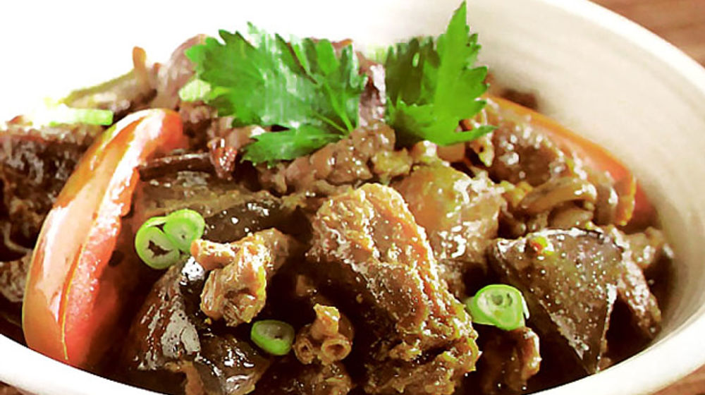 <p>Tampilan rabeg, masakan khas di Provinsi Banten. / Indonesia.go.id  </p>
