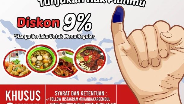 Yuk, Nikmati Paket Diskon Pilkada di Tempat Kuliner Bandar Lampung
