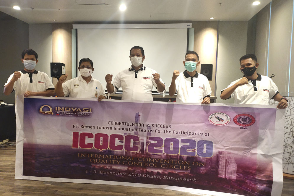 Tim inovasi PT Semen Padang di ajang Internasional Convention on Quality Control Circles (ICQCC).