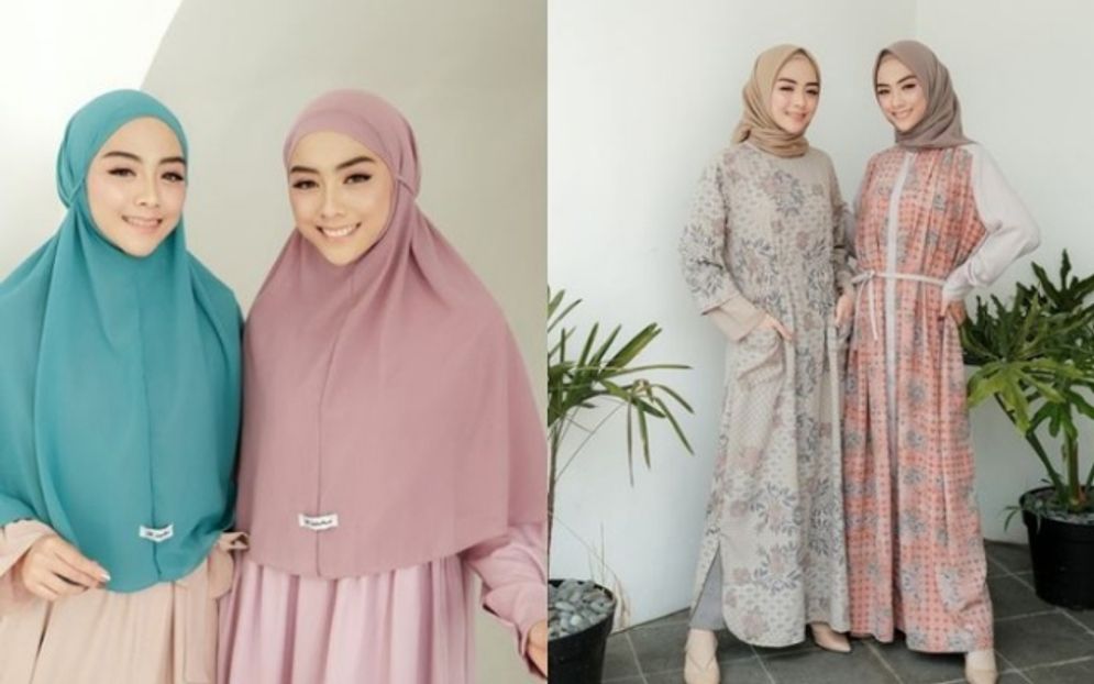 Ilustrasi tren hijab.