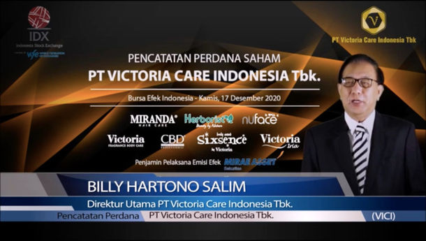 Resmi IPO, Saham Victoria Care Melesat 35%