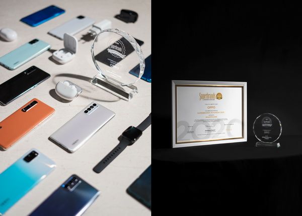 Penghargaa superbrands untuk OPPO