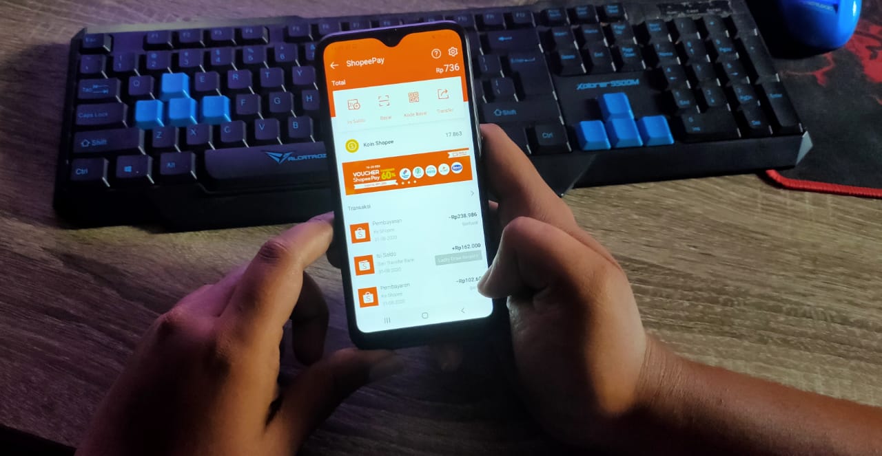 ilustrasi pembayaran digital