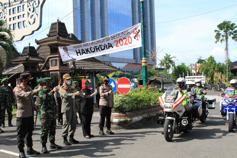Kapolres, Dandim, Ka Satpol PP dan Jubir Satgas Covid19 Sukoharjo