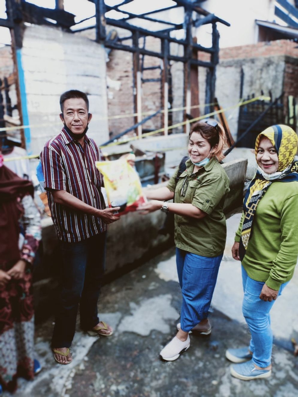 Bantuan untuk korban kebakaran