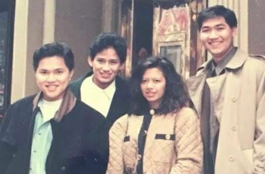 Muhammad Lutfi bersama Erick Thohir, Sandiaga Uno dan Nur Asia/ Instagram @erickthohir