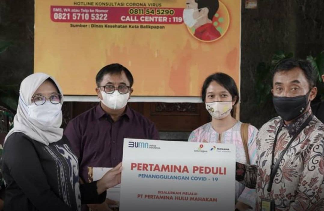 Pemkot Balikpapan mendapatkan bantuan APD dari PHM