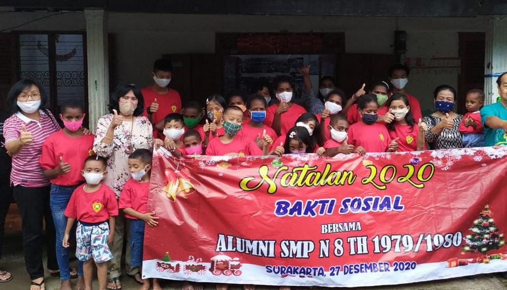 Baksos natal Alumni SMPN 8 tahun 1979/1980