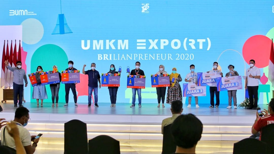 <p>BRI UMKM Expo(rt) Brilianpreneur 2020 yang digelar oleh PT Bank Rakyat Indonesia (Persero) Tbk atau BRI mencatat kontrak pembelian senilai US$57,5 juta / BRI</p>
