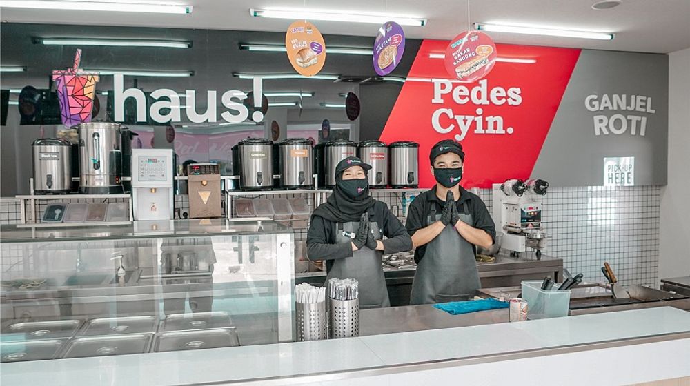 <p>Gerai makanan dan minuman kopi kekinian Haus! / Haus.co.id</p>

