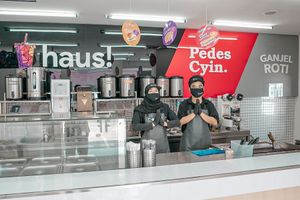 <p>Gerai makanan dan minuman kopi kekinian Haus! / Haus.co.id</p>
