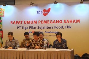 <p>Emiten makanan ringan PT Tiga Pilar Sejahtera Food Tbk (AISA) atau TPS Food saat menggelar RUPS di Bursa Efek Indonesia (BEI) / Dok. Perseroan</p>