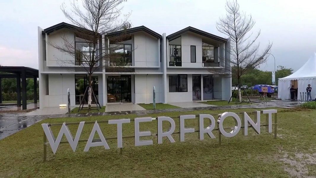 <p>Rumah contoh Waterfront Estates milik PT Lippo Cikarang Tbk (LPCK) / Dok. Lippo Cikarang</p>
