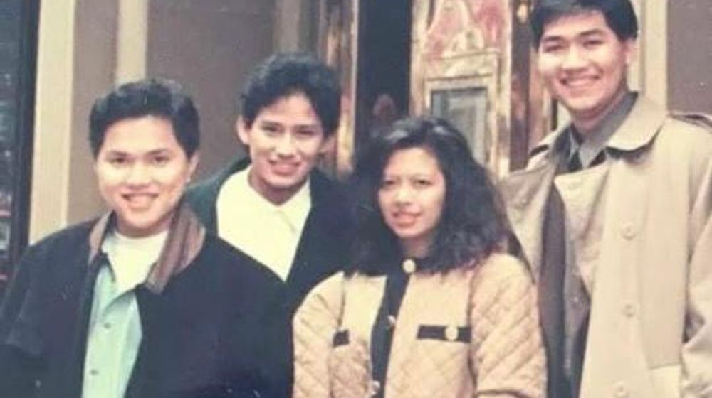 <p>Muhammad Lutfi bersama Erick Thohir, Sandiaga Uno dan Nur Asia/ Instagram @erickthohir</p>
