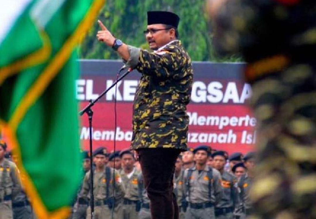 <p>Ketua GP Anshor Yaqut Cholil Qoumas yang ditunjuk menjadi Menteri Agama / Facebook Yaqut Cholil Qoumas</p>
