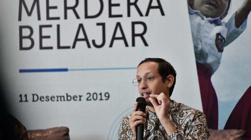 Menteri Pendidikan dan Kebudayaan Nadiem Makarim