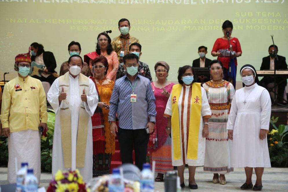 Natal bersama keluarga Kementerian Pertanian