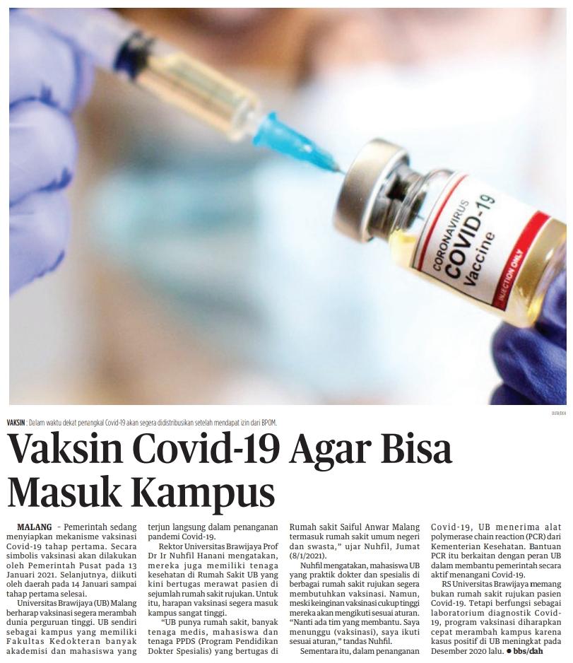 Sebelum divaksin Covid-19, ada banyak syarat yang harus dipenuhi.