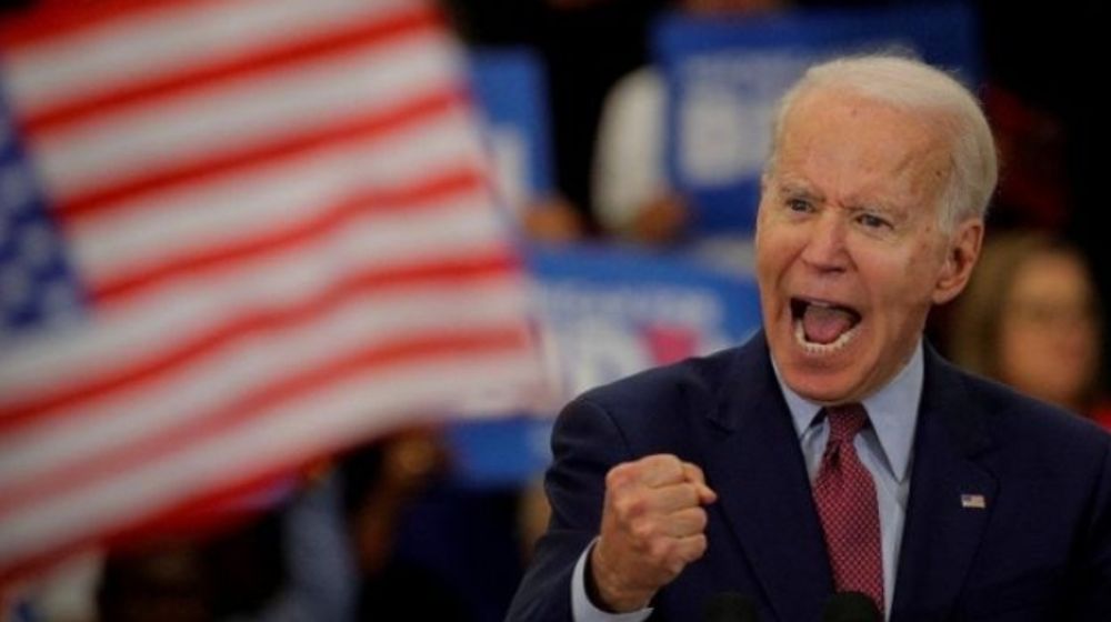 Joe Biden saat kampanye di Detroit, Michigan, Amerika Serikat, Senin (9/3/2020).