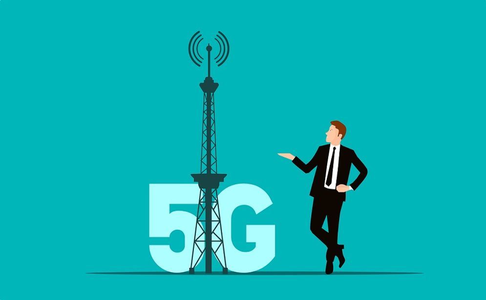 Ilustrasi jaringan telepon selular 5G / Pixabay