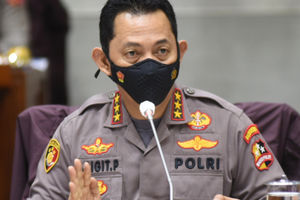 <p>Calon Kapolri Komjen Pol Listyo Sigit Prabowo mengikuti Uji Kelayakan dan Kepatutan Calon Kapolri di ruang Komisi III DPR, Kompleks Parlemen Senayan, Jakarta, Rabu, 20 Januari 2021. Foto: Biro Pemberitaan DPR</p>
