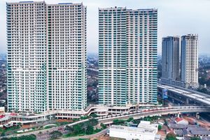 <p>Superblock Grand Kamala Lagoon yang berisi residensial, apartemen, mall, dan perkantoran, milik PT PP Properti Tbk (PPRO) / Dok. Perseroan</p>
