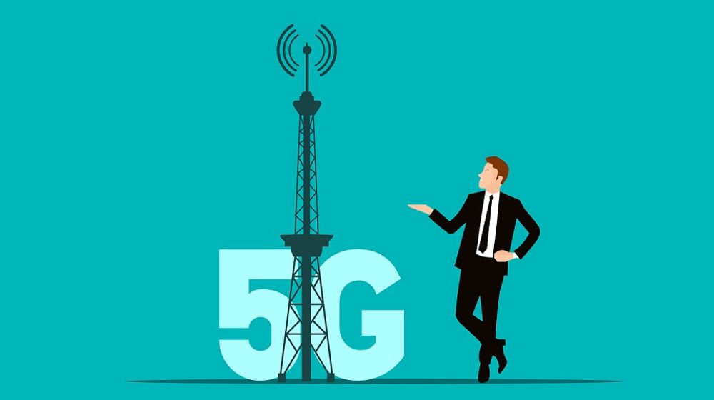<p>Ilustrasi jaringan telepon selular 5G / Pixabay</p>
