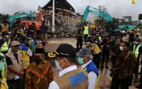 Menteri PUPR Basuki Hadimuljono mengunjungi lokasi gempa bumi di Mamuju, Sulawesi Barat
