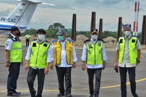 <p>Peninjauan Bandara Ngloram Cepu, Jawa Tengah / Dok. Kemenhub</p>