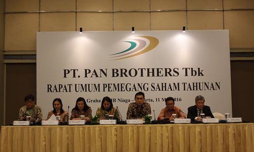 Emiten tekstil dan garmen PT Pan Brothers 