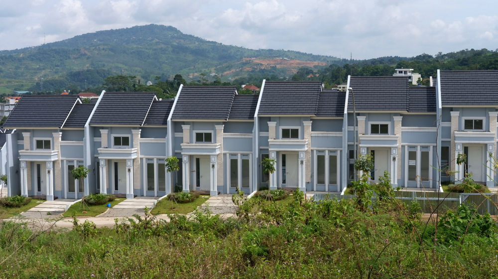 <p>Suasana perumahan cluster di kawasan Sentul, Kabupaten Bogor, Jawa Barat, Sabtu, 2 Januari 2021. Foto: Ismail Pohan/TrenAsia</p>
