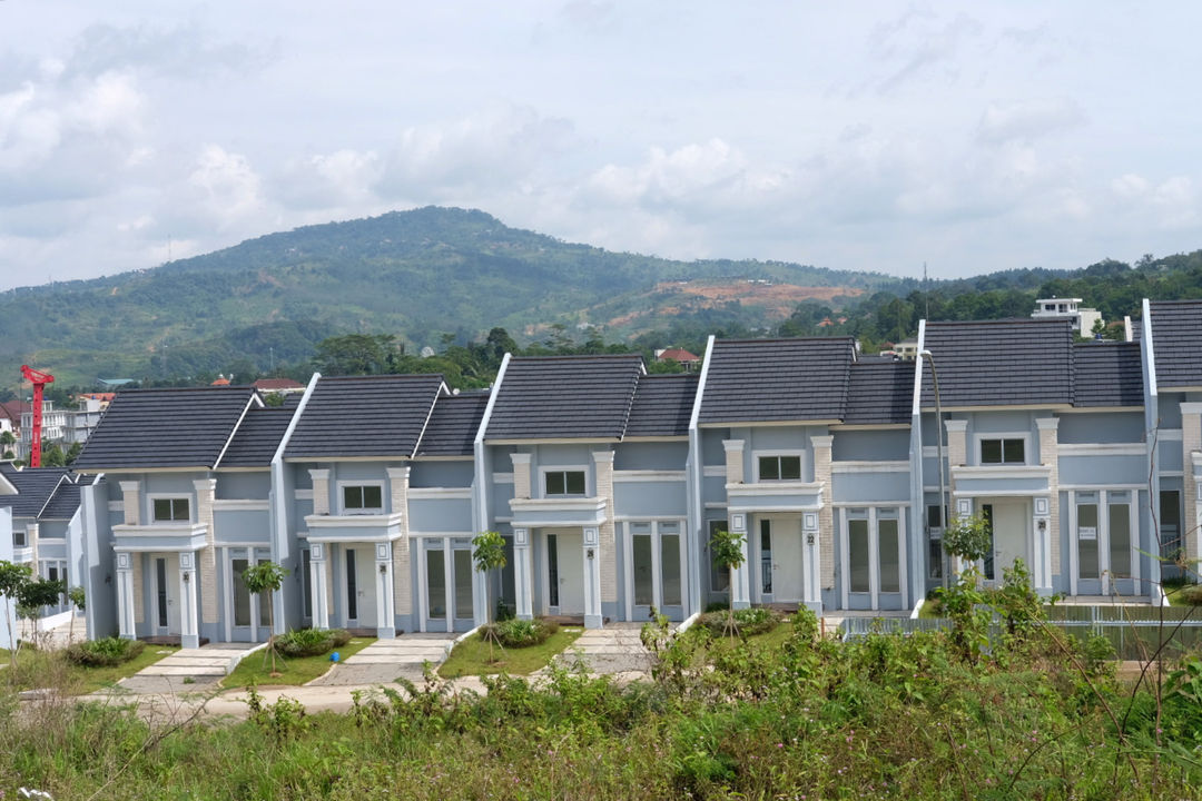 <p>Suasana perumahan cluster di kawasan Sentul, Kabupaten Bogor, Jawa Barat, Sabtu, 2 Januari 2021. Foto: Ismail Pohan/TrenAsia</p>
