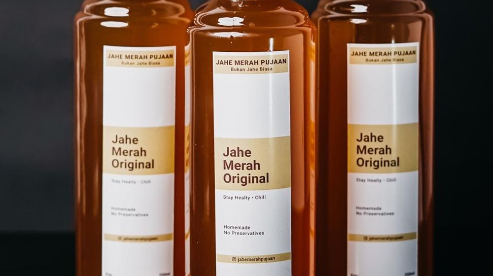 <p>Produk Minuman Jahe Merah Pujaan / Instagram : @jahemerahpujaan</p>