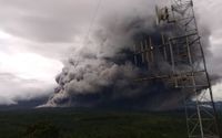 <p>Semburan awan panas Gunung Semeru, Sabtu 16 Januari 2021/ Sumber: magma.vsi.esdm.go.id</p>
