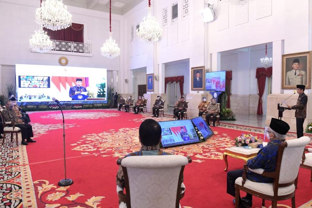 Peresmian BSI di Istana Negara