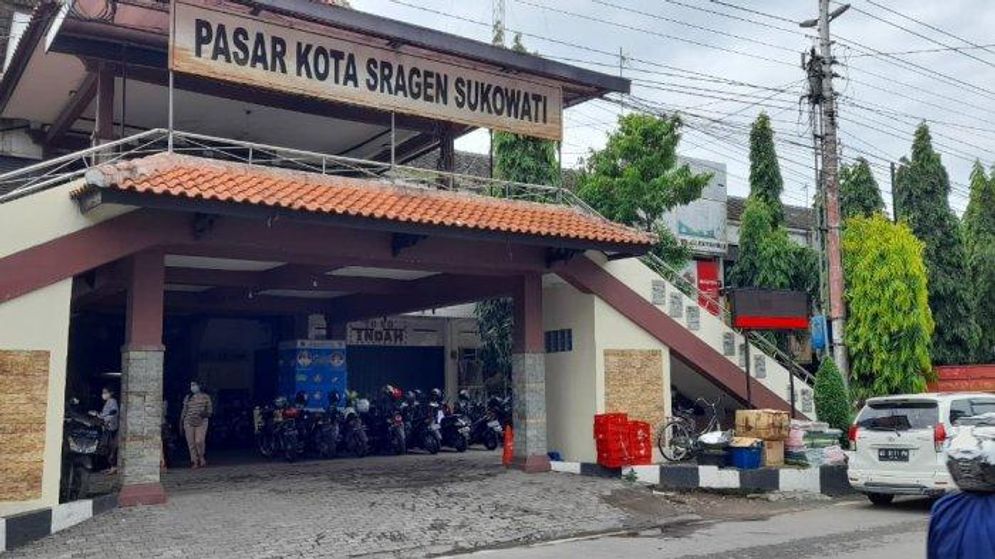 Pasar kota Sragen Sukowati