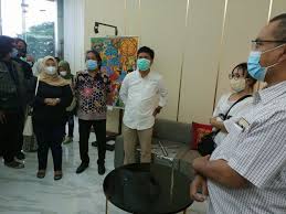 Dewan Surabaya saat sidak Rumah Sakit Darurat Covid-19 di batas kota Surabaya