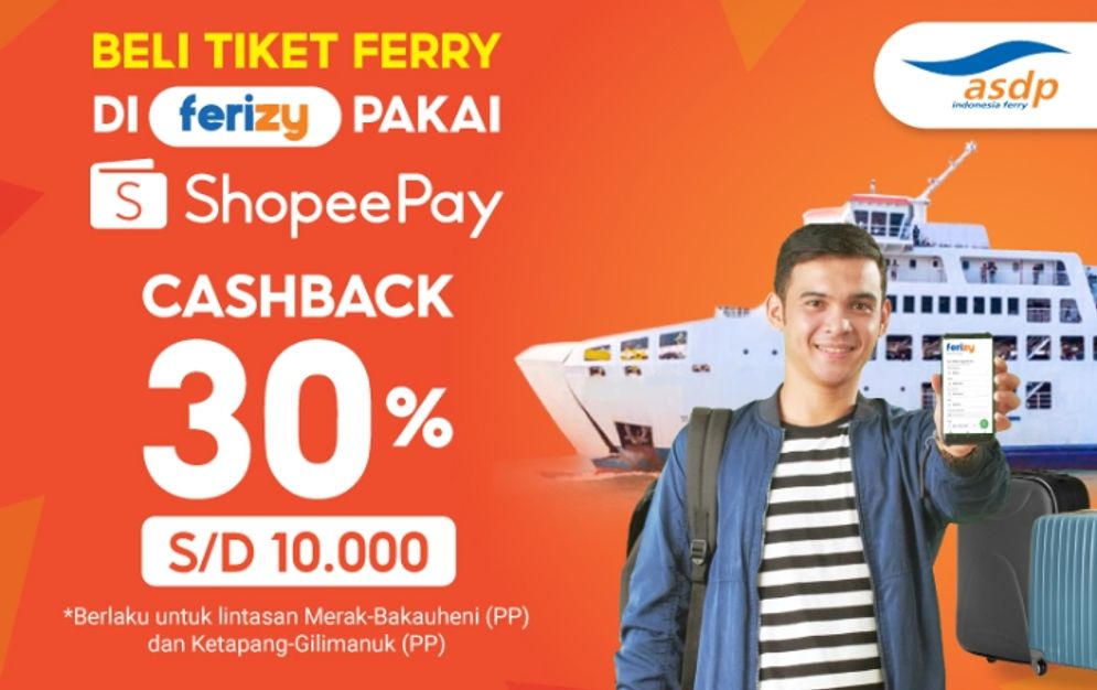 ASDP Gandeng ShopeePay untuk Pembayaran Elektronik.