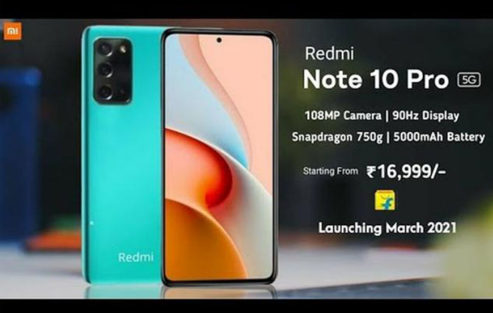 Xiaomi Redmi Note 10 Pro.