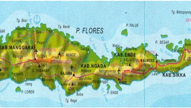 Ini  Dia Peta Overland Flores yang Menopang Wisata Super Premium