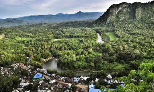 Pegunungan Meratus di Batang Alai Timur, Hulu Sungai Tengah (HST).