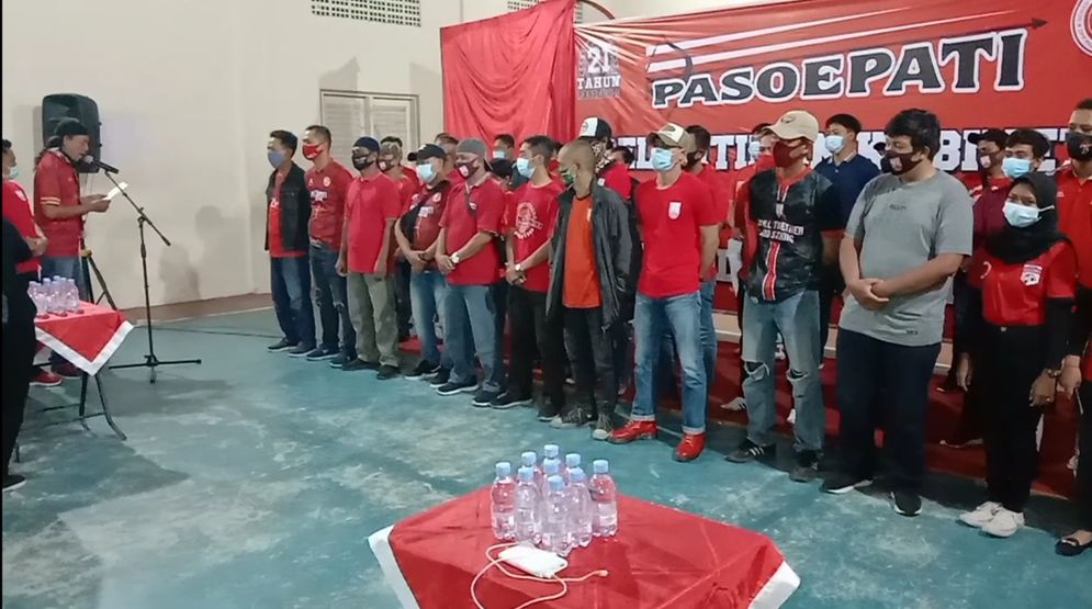 Pelantikan kabinet Pasoepati periode 2021-2024