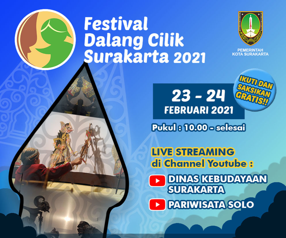 Festival Dalang Cilik Surakarta 2021 siap tampil secara daring pada 23-24 Februari 2021 