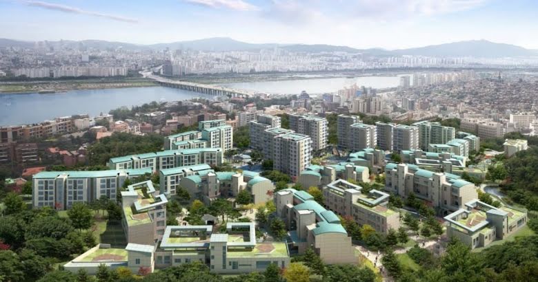 Komplek apartemen Hannam The Hill.