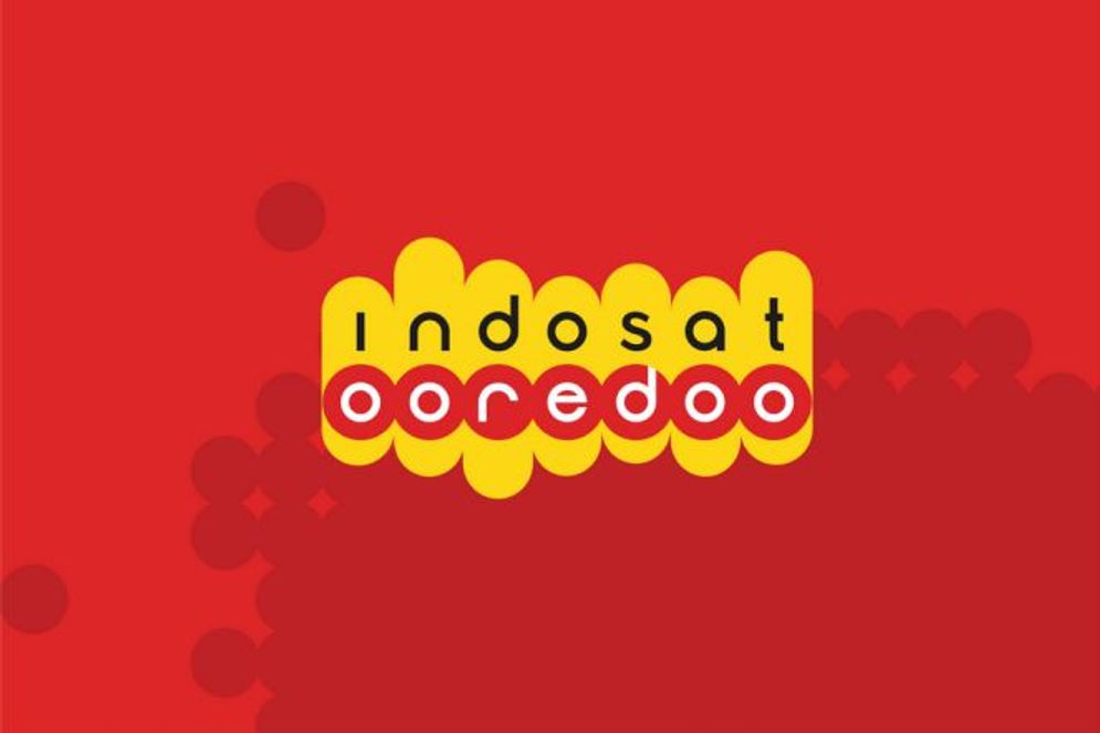 Ilustrasi logo Indosat.