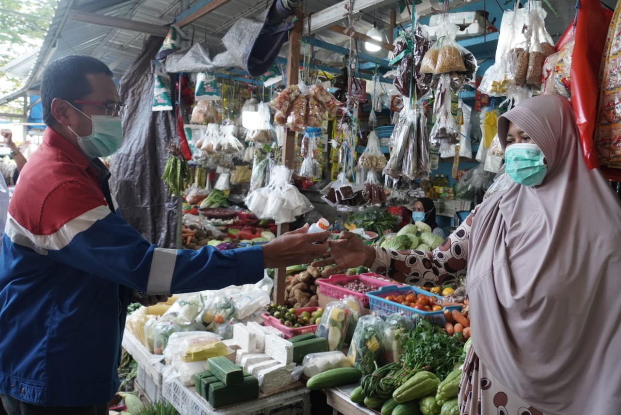 Pertamina kembali bagikan masker