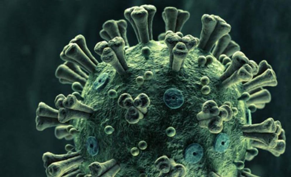 Ilustrasi virus SARS CoV-2 penyebab Covid-19