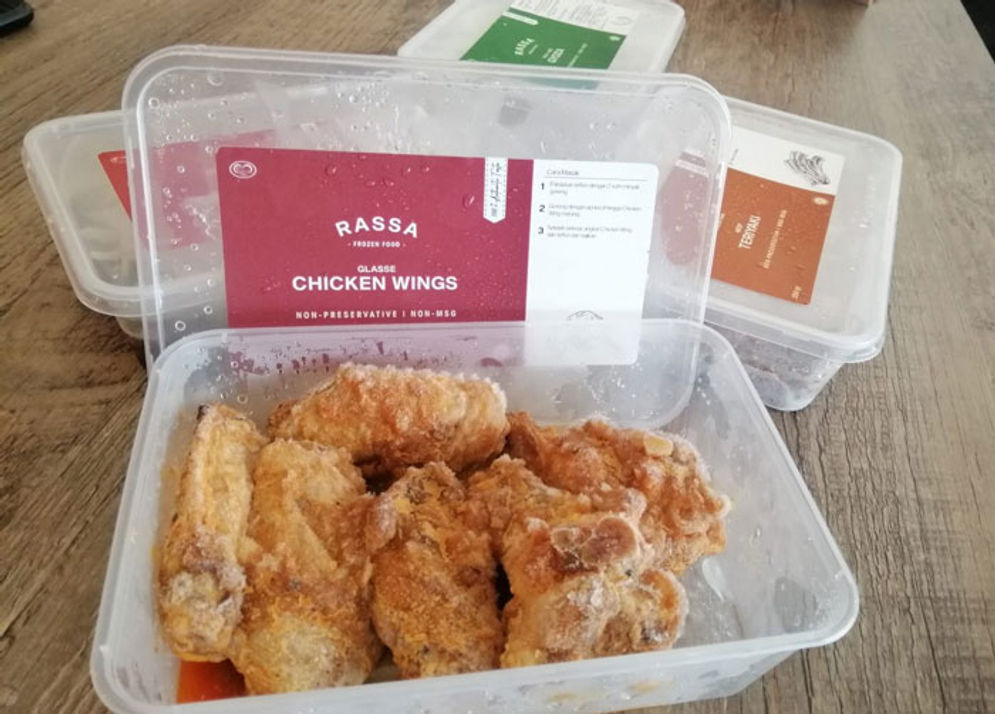 Salah satu menu Frozen Food Resto Rassa. (Jamil/Batam Pos)