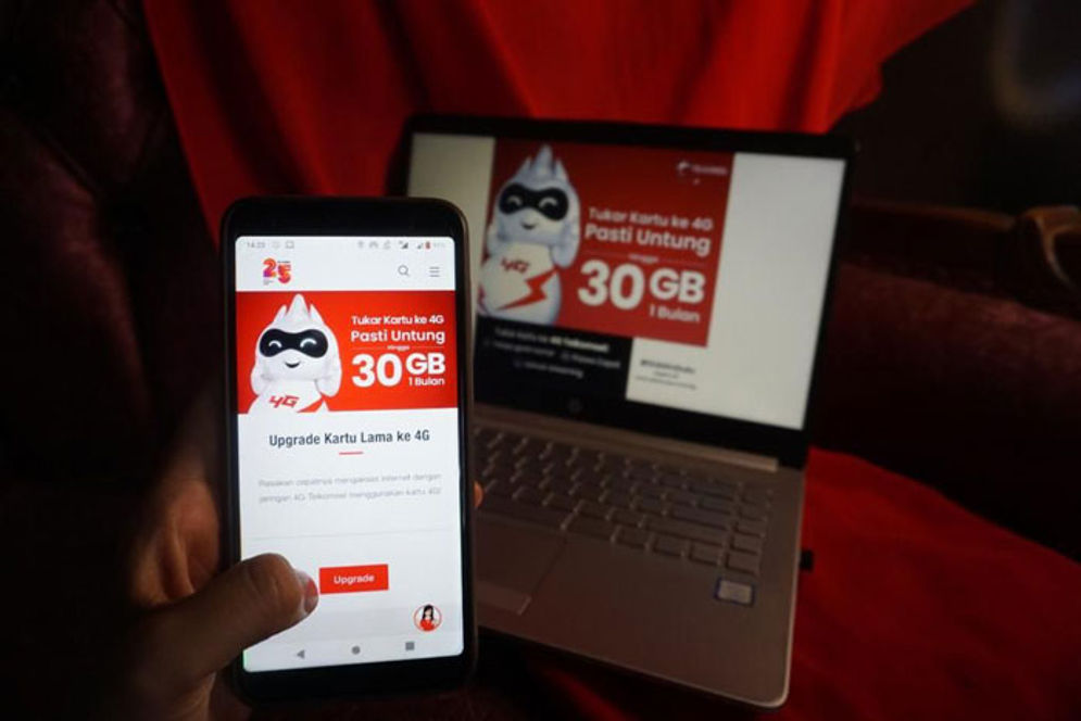 Diharapkan pelanggan sudah menggunakan kartu Usim 4G LTE.